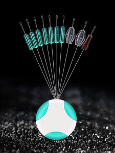 WEITUOSEN | Bộ đồ câu cá bằng silicon trong suốt Ultra Tight Space Bean Bộ phụ kiện câu cá cỡ lớn Bộ dây chính