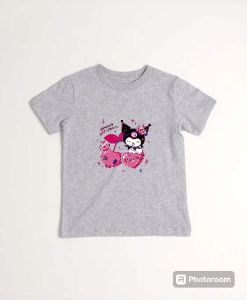 Kaos anak cewek / t-shirt anak perempuan kuromi motif lucu 2-10thn
