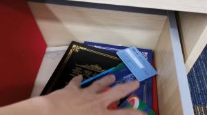 Organizer Bag Fireproof Document Bag with Lock Portable Filing Storage Box Holder for Document File Passport Certificate
