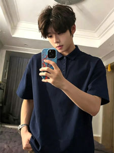 Áo Polo Cotton Dày Phong Cách Retro Mỹ