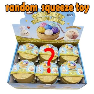 Bandai | HOT Colorful Simulated Dumpling Blind Box Squishy Toy Relaxing Antistress Squeeze Reliever Happiness Enhancer Anxiety Relief