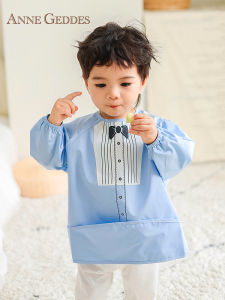Baby Boy Long Sleeve Smock Shirt Waterproof Anti Dirt Painting Clothes Winter Protective Coverall European Style Polyester Fiber