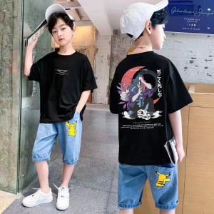 NTN Kaos anak Laki Laki Umur 9-16 Tahun Motif Anime Zorro D Luffy Series Terbaru Katun