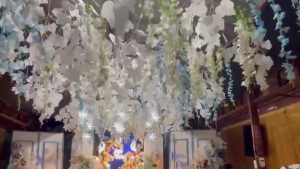【12/24/36Pcs】 Artificial Fake Wisteria Vine Ratta Hanging Silk Flowers String Home Party Wedding