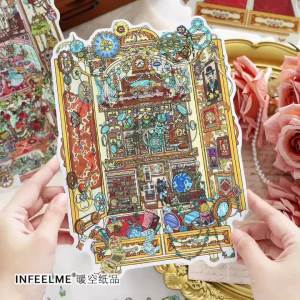 Mr.paper | Hình Dán Cảnh Phòng Kiểu Châu Âu Cổ Điển Phong Cách Victoria Đồ Dùng Làm Tranh Ghép Sách Yên Tĩnh Chủ Đề Cung Điện Văn Phòng Phẩm Hơn 1000 Mảnh