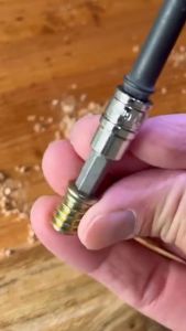 Wood Insert Nut for Bolts Furniture Screw Connector Hex Socket