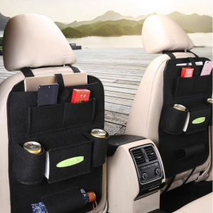 Car Seat Back Storage Rack Vehicle Chair Back Hanging Bag Small Table Board Rear Seat Anti-Kick Storage Bag PISSA DX-LH648-001-NZ
