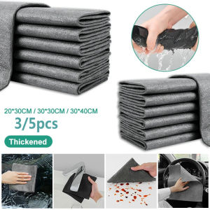3/5 ชิ้น ผ้าเช็ด กระจกหนา หนาลาย รอย ผ้าทำ ความสะอาด ผ้าเช็ด สวยงาม สำหรับครัว มโครไฟเบอร์