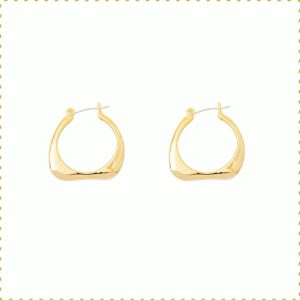 ต่างหู สง่างาม บุคลิกภาพ โลหะ รูปทรงที่เป็นเอกลักษณ์ ลมหนาว การตกแต่งอย่างมีสไตล์ เครื่องประดับ