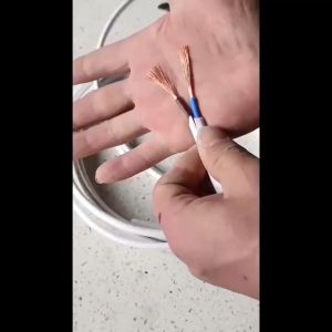 Retail and Wholesale Household Two-core Sheathed Wire 2 Core 2.5 Square Waterproof and Antifreeze Soft Power Cord Cable