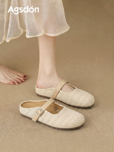 Agsdon | Slip-on Closed Toe Summer Leisure Slippers
