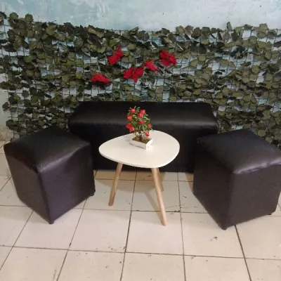 Sofa minimalis harga 1 set | Stool sofa 1 set