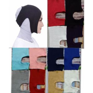 ciput rajut anti budeg lapisan kerudung inner hijab