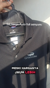 Kaos Polo Pria Premium Elegan dengan Kerah Polo Motif Pria Modern Bahan Microfiber Nyaman - Warna Putih/Ungu/Zaitun/Chocolate