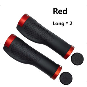 Ergonomic Design Of Bicycle Rubber Handlebar Cover With Anti Slip Grip And Comfortable Grip Aluminum Alloy Lock Ring Grip