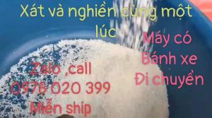 Máy xay gạo  đập bột cùng 1 lúc giúp tiết kiệm điên  máy xát gạo hoàng anh 5555