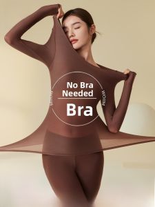 Miiow | Ultra-Thin Warm Underwear Set For Women MiiOW Cat Person Invisible Base Layer Shirt And Pants Autumn Winter New Style Thermal Storage