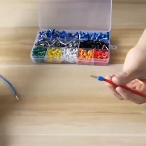 400 PCS Skun Ferrules Konektor Kabel Listrik Insulated Terminal Block Connector Set