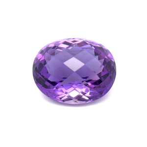 12.56cts Natural Amethyst Gemstone - Oval Shape  - อเมทิสต์ 12.56 กะรัต