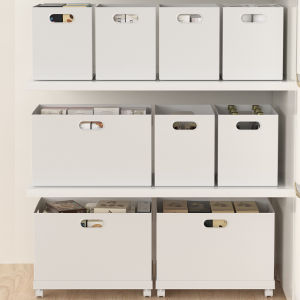 Right Angle Large Plastic Storage Box For Home Cabinet