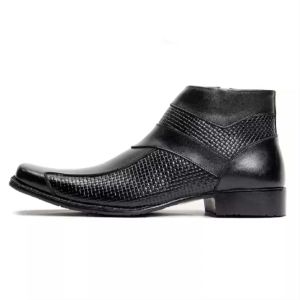 KHABITTA sepatu pria pdh kulit model resleting | sepatu formal pria kulit