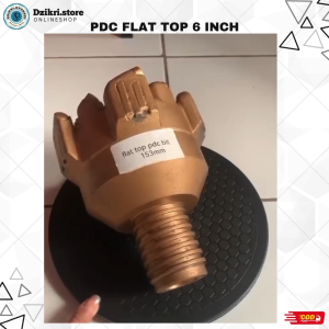 Mata Bor PDC flat top drill bit 153 mm (6 inch) / Mata Bor untuk Batuan Keras dan Lunak / HIGH QUALITY