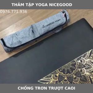 Thảm Tập Yoga NICEGOOD Sang Xịn Mịn Chưa Bao Giờ Hết Hot Tặng Túi Đựng Và Đai Cuốn Thảm