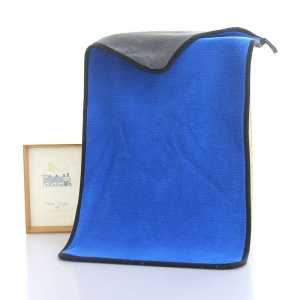 Microfiber Car Seat Cover 400GSM Thick - 30×30 / 30×40 / 30×60cm - Blue/Grey