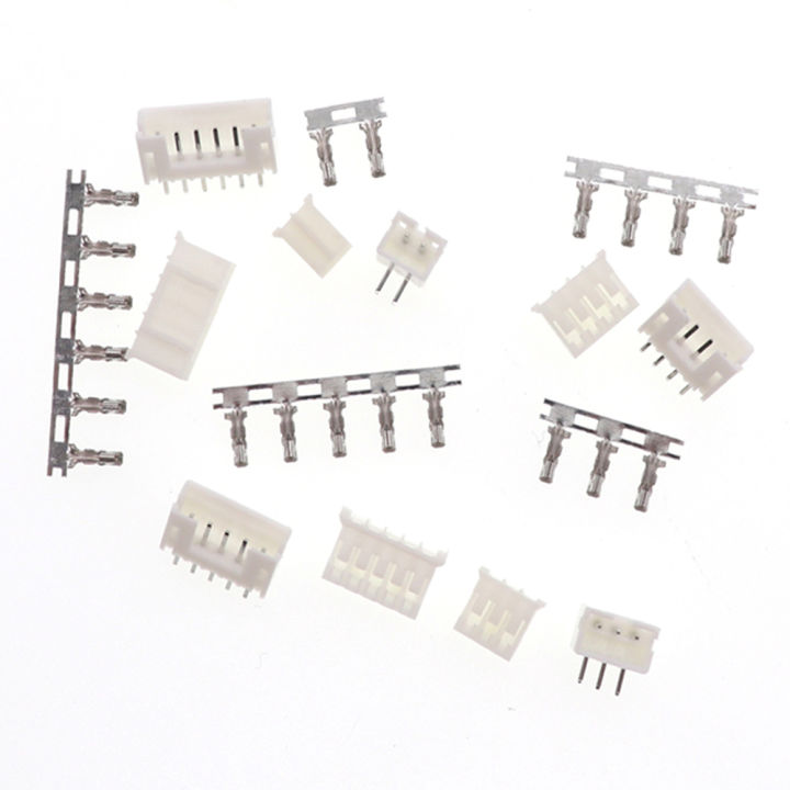 10sets JST PH2.0 2/3/4/5 Pin Terminals Plastic Shell Male Plug + Female ...