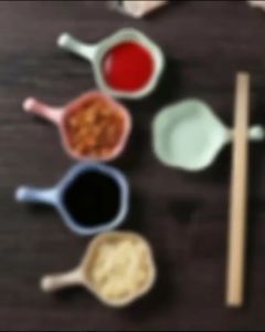 BUNGA MANGKOK SAUS BENTUK BUNGA BAHAN JERAMI / TEMPAT SAOS SAMBAL KECAP MINI