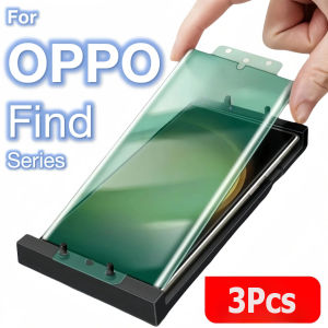 3Pcs Ceramic Film For OPPO Find X8 Pro X7 Ultra X6 X5 X3 X2 Pro Screen Protector Protective With Install Kit Not Tempered Glass