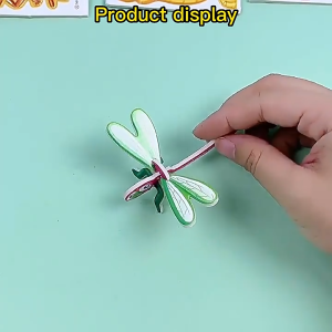 10 PCS 3D Cartoon Puzzle Kids Educational Toys Cartoon Puzzle Craft DIY Jigsaw Puzzles Party Birthday Funny Insect Model 3D Cartoons Can Be Assembled