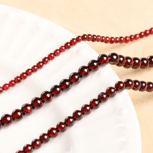 Natural Wine Red 3A Grade Agate Loose Beads round Beads DIY Handmade Bracelet Necklace Earring Jewelry Material Spacer Beads