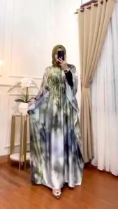 Pakaian Wanita Muslim//Baju Dress Muslim//Gamis Dress Trend Kekinian