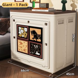 SHUITIANYIFANG | Extra Large Capacity Folding Flip-top Garment Storage Box