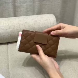 HANKE Quilted Pattern Snap Button Bifold Medium Size Wallet