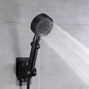 3 in 1 Shower Head Black Set: High Pressure & Adjustable Bathroom Shower