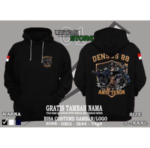 JAKET BOMBER POLISI DENSUS 88 ANTI TEROR -  HOODIE DENSUS 88 ANTI TEROR TERBARU