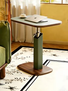 SAMEDREAM | Height Adjustable Mobile Retro Style Side Table