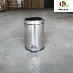 Thùng rác inox có đạp chân nắp đậy kin dung tích 3L 5L