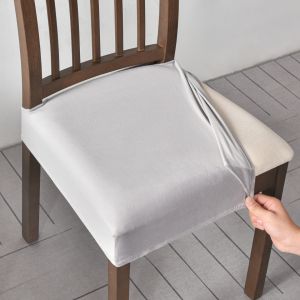 Áo Phủ Ghế Nhung Silver Fox Co Giãn Mới Năm 2025 Bảo Vệ Ghế Ăn Khách Sạn Đệm Ghế Dùng Cho Nhà Ở Phòng Khách Nhà Bếp Ghế Đẩu