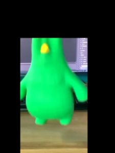 Mainan Squishy Monster Hijau Remasan Boneka Lucu Squisi Isi Pasir Stress Toys Penghilang stress