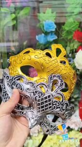 Topeng Rome Silver / Topeng Pesta / Party Mask / Masquerade Mask Romeo