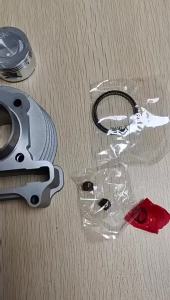 For Glixal GY6 80cc 47mm Scooter Rebuild Kit Big Bore Cylinder Kit with Cylinder Head Assy 139QMB Moped