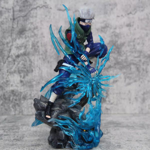 Bandai | 24cm Naruto Anime Figures Naruto Dan Sasuke A Hundred Ninjas for Ten Years Action Figure Statue Model Doll Collection Toys Gifts