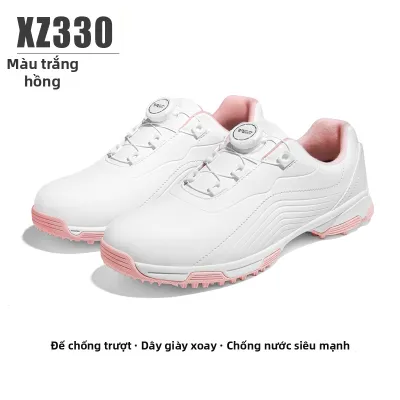 PGM GOLF | Giày Golf Nữ Chống Trượt Thấm Nước Có Dây Xỏ