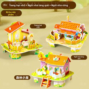 FANMIAO | Bộ Mô Hình Nhà 3D Giáo Dục Sáng Tạo