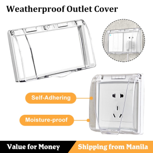 Portable Electric Plug Cover 86 Type Self-Adhesive Socket Protector Splash-Proof Box