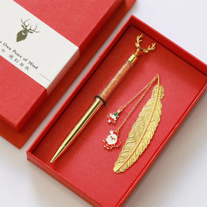 เข็มขัดหนังสือโลหะปีใหม่คริสต์มาส เข็มขัดหนังสือลายหิมะ ผู้ชายวัยกลางคน เข็มขัดหนังสือรูปตุ๊กตาสัตว์น่ารัก เข็มขัดหนังสือแบบพับได้ กล่องของขวัญ