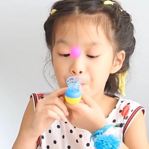 Set 10 Đồ Chơi thổi bóng bằng nhựa bay lên Đồ chơi thổi bóng cho bé luyện tập dung tích phổi-HAUSE